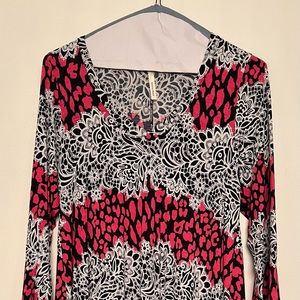 Emma Rose Leopard Print Tunic